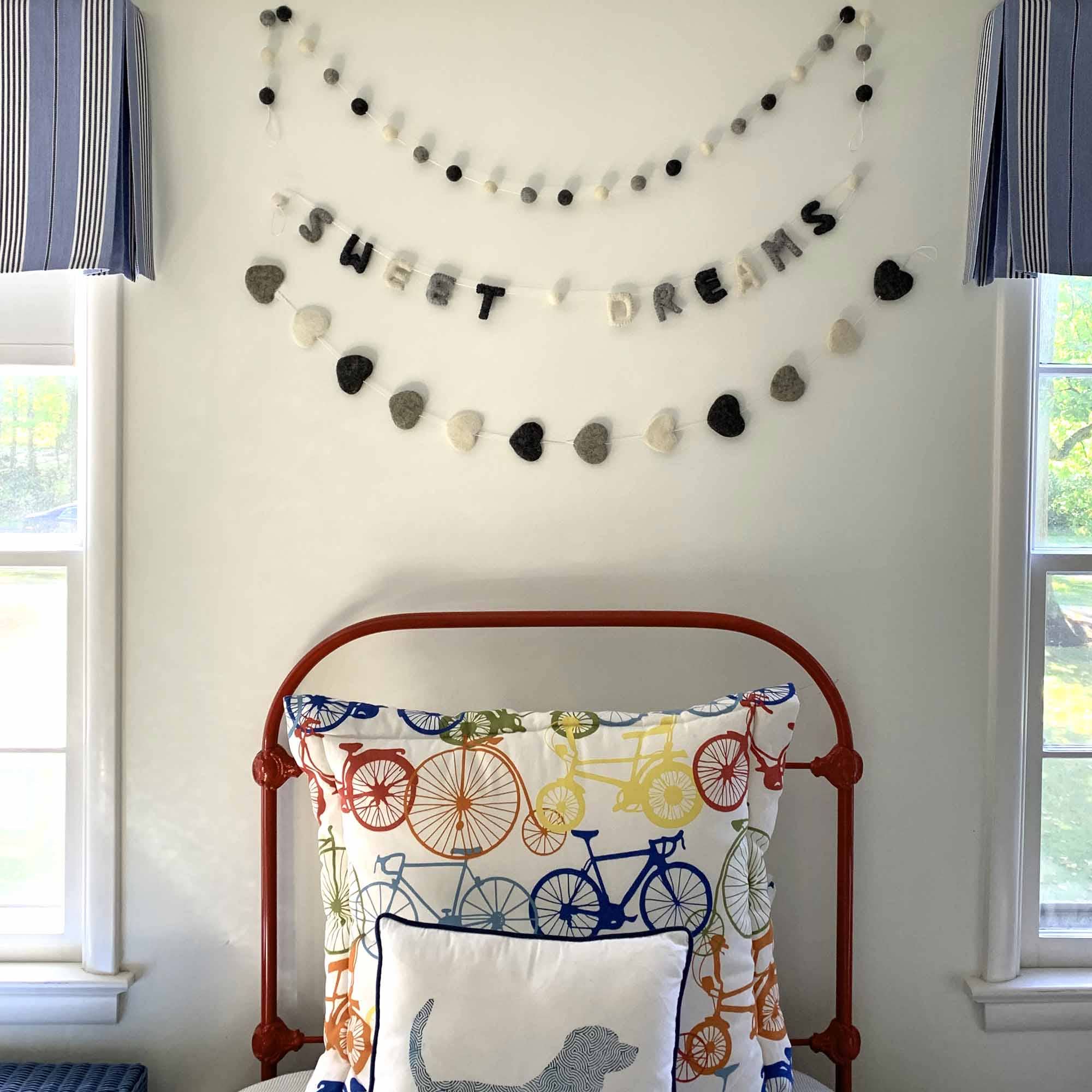 Heart Felt Garland - Kids' Room Decor