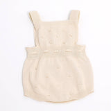 Milan Pastel Bobble Sweater Knit Baby Romper Organic Cotton