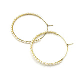 Freshwater Pearl Hoops