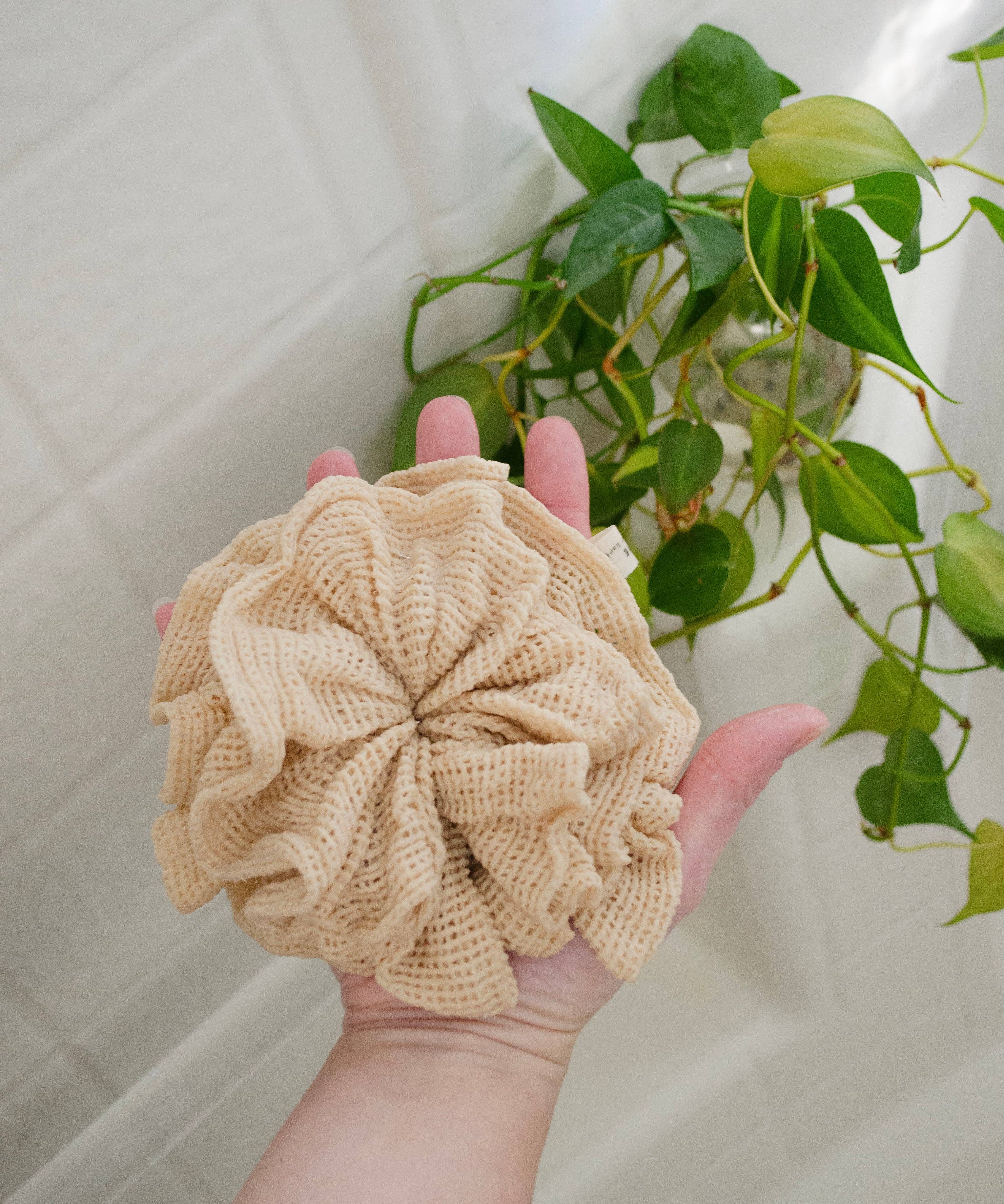 Reusable Cotton Shower Pouf