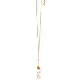 Delicate Dangle Crystal Stone Necklace