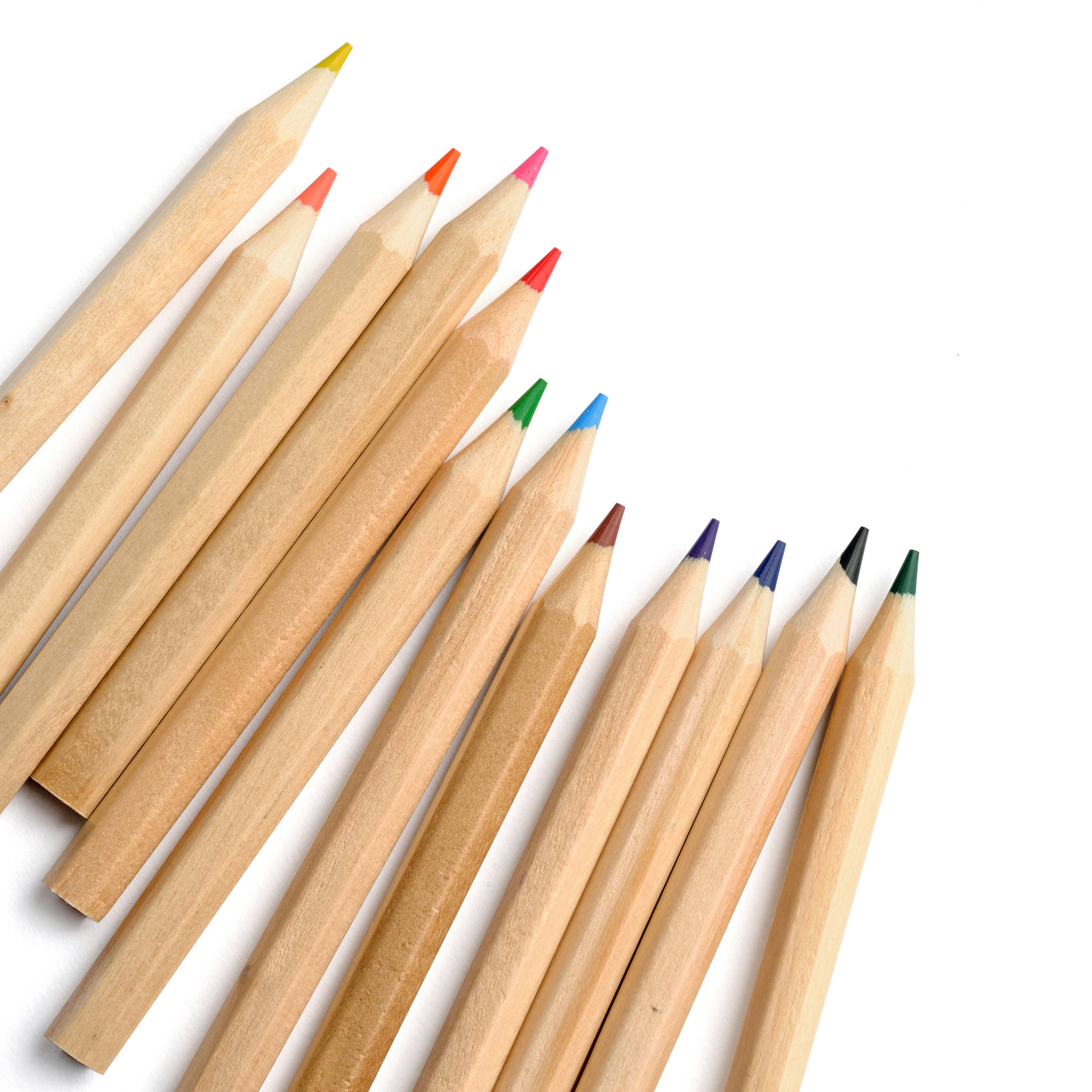 Colored Pencils - Travel Size - 12 Colors