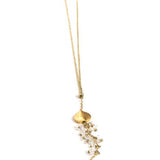 Delicate Dangle Crystal Stone Necklace