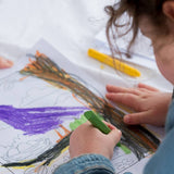 Beeswax Crayons - Triangle - 8 Natural & Non-Toxic Colors