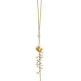Delicate Dangle Crystal Stone Necklace