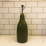Oil & Vinegar Cruet - Olive Green