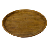 Round Olive Wood Serving Tray, Medium