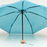 NEW! SS26 Popsicle Blue Compact Sustainable Mini Umbrella