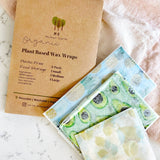 Plant Based Wax Wraps | Vegan | Eco-Friendly