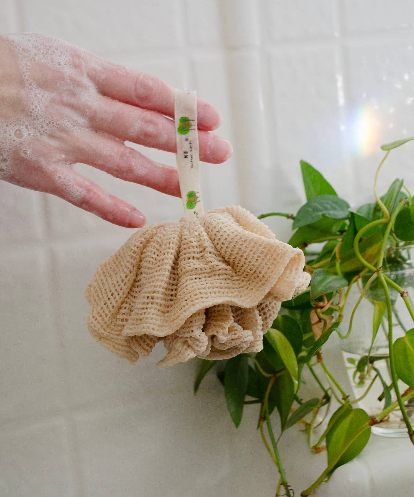 Reusable Cotton Shower Pouf