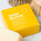 DISH BLOCK® solid dish soap bar - Citrus Lemongrass - No Tox Life