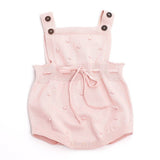 Milan Pastel Bobble Sweater Knit Baby Romper Organic Cotton