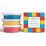 Eco-Dough (3-Pack) - Natural, Non-Toxic Primary Colors