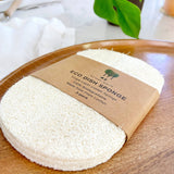 Loofah Dish Sponge: Single Layer 3-Pack | Compostable