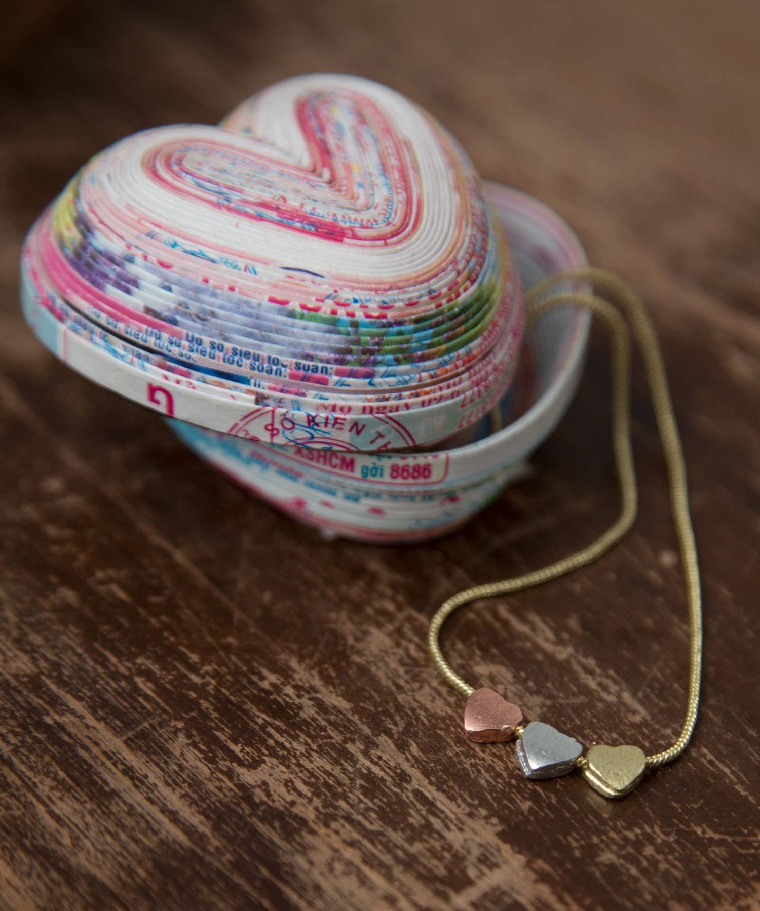 Paper Heart Box