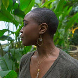 Delicate Dangle Crystal Stone Necklace